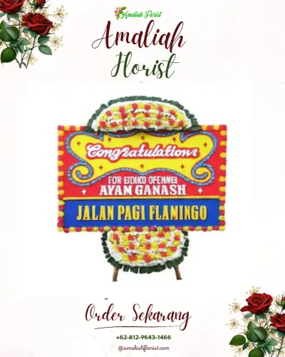 Bunga Papan Congratulation di Warnajati
